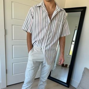 Oversized casual oxford button down